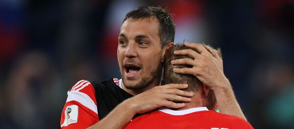 Футбол. ЧМ-2018. Матч Россия - Египет Футбол. ЧМ-2018. Матч Россия - Египет - Sputnik Узбекистан