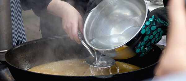 Презентация кулинарного конкурса на лучшее приготовление узбекского плова Презентация кулинарного конкурса на лучшее приготовление узбекского плова - Sputnik Ўзбекистон