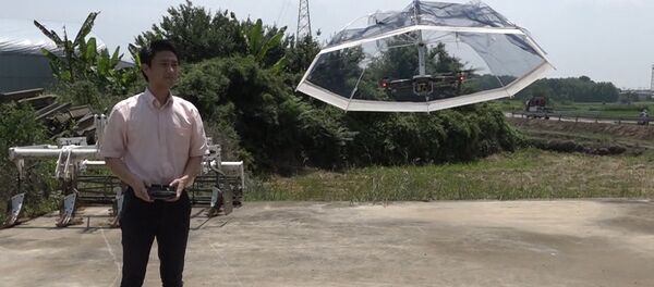 СПУТНИК_Зонтик-дрон - Sputnik Узбекистан