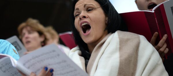 Участница 26-го традиционного Песенного праздника в Таллинне - Sputnik Узбекистан