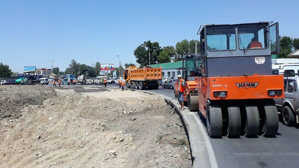 Строительство круговой дороги Рахат в г. Ташкент - Sputnik Узбекистан