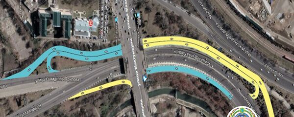 Карта города Ташкента  - Sputnik Узбекистан