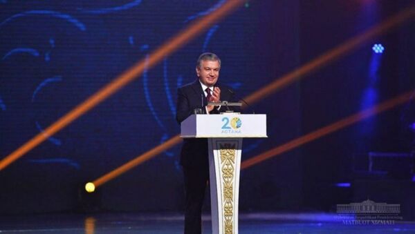 Шавкат Мирзиёев на праздновании 20-летия Астаны - Sputnik Узбекистан