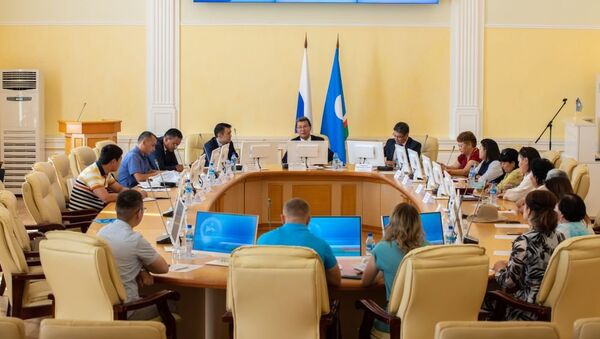 Делегация Узбекистана во время переговоров в Якутске - Sputnik Узбекистан