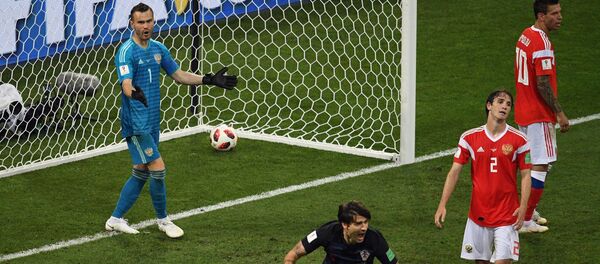 Футбол. ЧМ-2018. Матч Россия - Хорватия Футбол. ЧМ-2018. Матч Россия - Хорватия - Sputnik Узбекистан