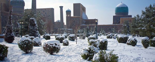 Зима в Узбекистане Зима в Узбекистане - Sputnik Ўзбекистон