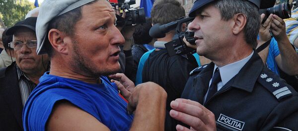 Акции протеста в Кишиневе Акции протеста в Кишиневе - Sputnik Узбекистан