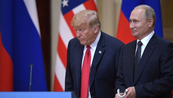 Vstrecha prezidenta RF Vladimira Putina i prezidenta SSHA Donalda Trampa v Xelsinki - Sputnik Oʻzbekiston