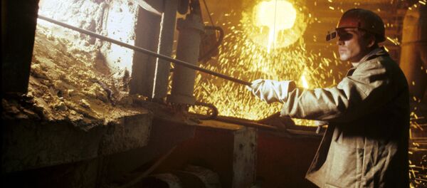 Сталелитейный цех Сталелитейный цех - Sputnik Узбекистан