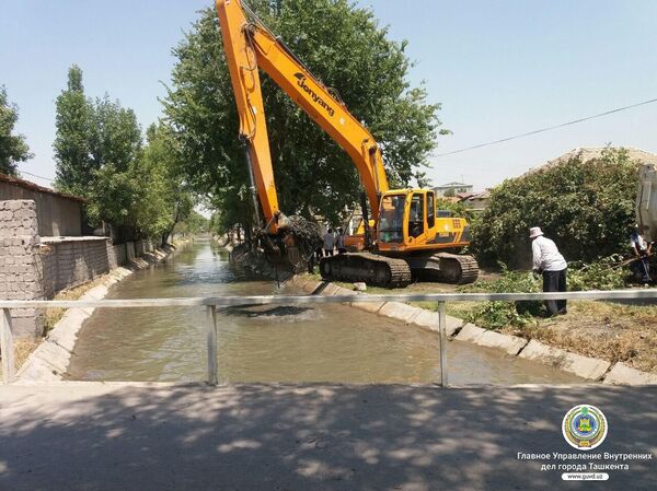 Чистый город: в Ташкенте приводят в порядок каналы - Sputnik Узбекистан