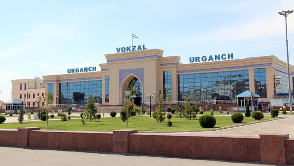 Вокзал в городе Ургенч - Sputnik Узбекистан