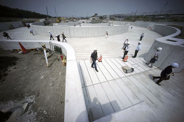Токио 2020: строительство Олимпийской деревни в Японии - Sputnik Узбекистан