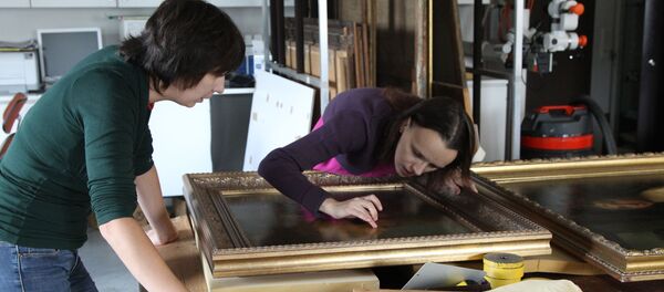 Rabota restavratsionnix masterskix Tretyakovskoy galerei - Sputnik O‘zbekiston