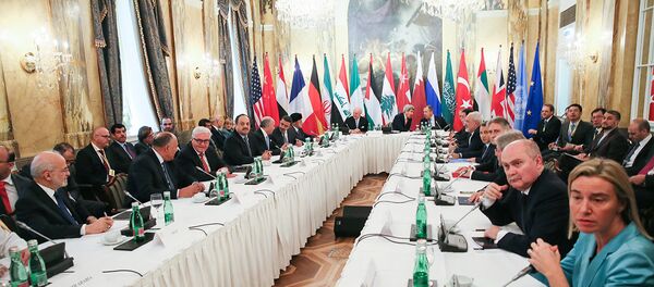 Многосторонняя встреча министров иностранных дел по Сирии в Вене Многосторонняя встреча министров иностранных дел по Сирии в Вене - Sputnik Узбекистан