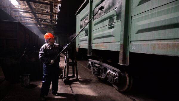 Ремонт грузовых железнодорожных вагонов - Sputnik Узбекистан