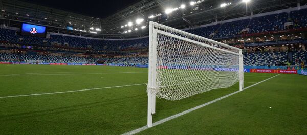 Ворота на футбольном поле  - Sputnik Узбекистан