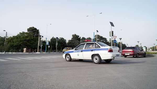 Машина таджикской милиции - Sputnik Узбекистан