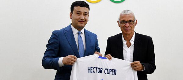 Умид Ахматджанов провёл встречу с Эктором Купером в Национальном Олимпийском комитете - Sputnik Узбекистан