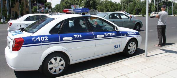 Патрульная машина на улицах Ташкента - Sputnik Узбекистан