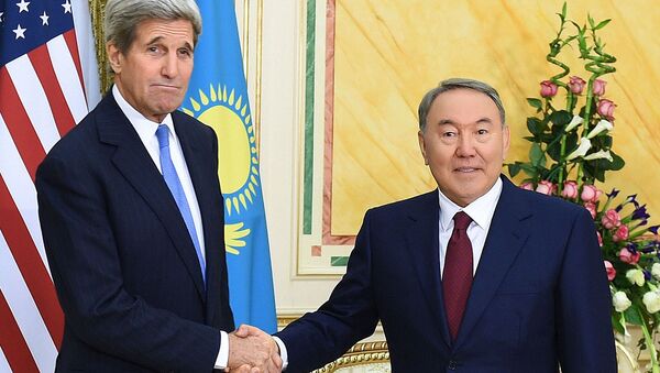 Джон Керри и Нурсултан Назарбаев - Sputnik Узбекистан