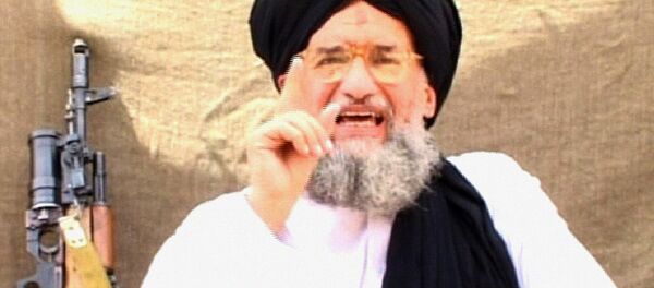 Ал-Қоида террорчилик уюшмаси етакчиси Оймон аз-Завоҳирий. Ал-Қоида террорчилик уюшмаси етакчиси Оймон аз-Завоҳирий. - Sputnik Ўзбекистон