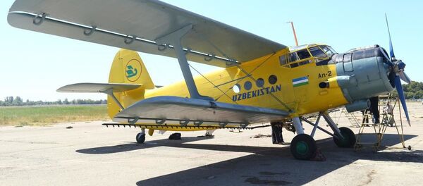 Самолёт Ан-2 на аэродроме Сергели Самолёт Ан-2 на аэродроме Сергели - Sputnik Ўзбекистон
