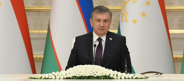 Шавкат Мирзиёев на встрече с президентом Таджикистана Эмомали Рахмоном - Sputnik Узбекистан