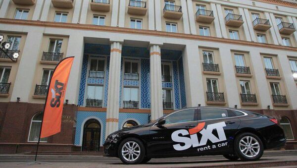 Автомобиль компании Sixt Uzbekistan - Sputnik Узбекистан
