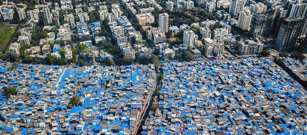 Trushobi i neboskrebi v Indii - Sputnik O‘zbekiston