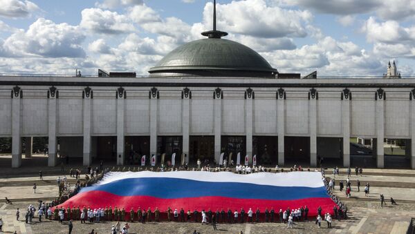 Празднование Дня государственного флага России - Sputnik Узбекистан