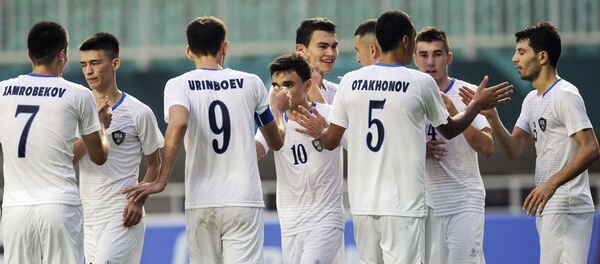 Сборная Узбекистана по футболу на Азиатских играх - Sputnik Узбекистан