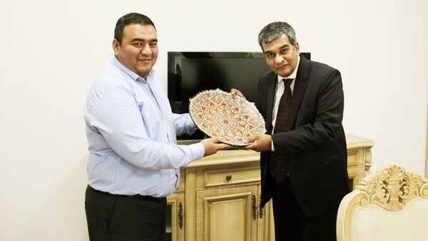 Основатель IRIS Business Service Limited Сваминатан Субраманиам  посетил УзРТСБ  - Sputnik Узбекистан