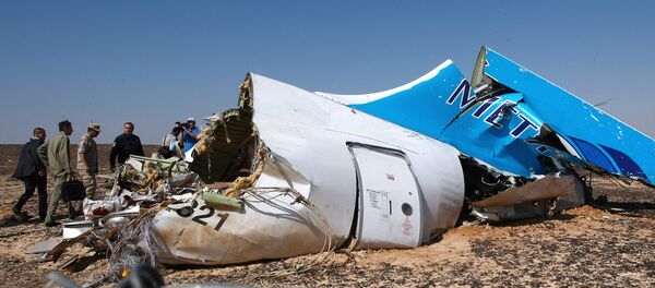 Место крушения российского самолета Airbus A321 в Египте - Sputnik Узбекистан