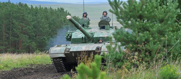 Антитеррористические учения вооруженных сил стран-членов ШОС Мирная миссия-2018 - Sputnik Ўзбекистон