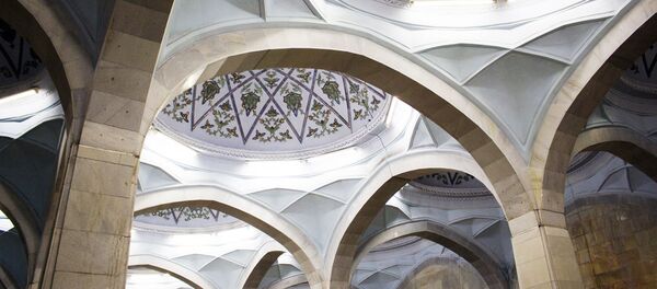 Орнамент на станции Алишер Навои - Sputnik Узбекистан