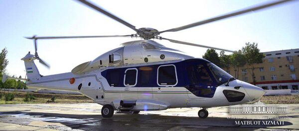 Вертолет президента Узбекистана Шавката Мирзиёева - Sputnik Ўзбекистон