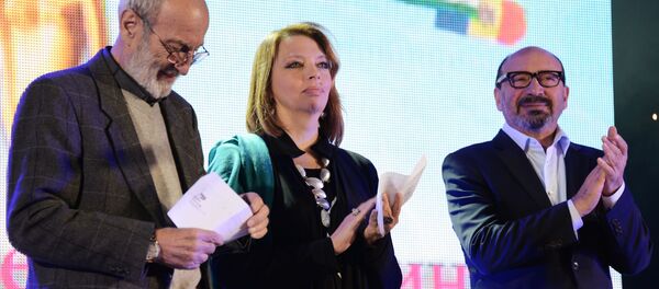 Открытый фестиваль кино стран СНГ, Латвии, Литвы и Эстонии Киношок. Церемония закрытия Открытый фестиваль кино стран СНГ, Латвии, Литвы и Эстонии Киношок. Церемония закрытия - Sputnik Узбекистан