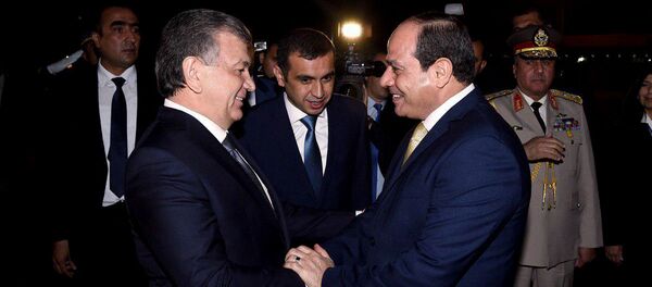 Prezident Yegipta pribil v Tashkent Prezident Yegipta pribil v Tashkent - Sputnik O‘zbekiston