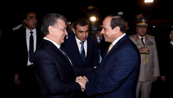 Президент Египта прибыл в Ташкент - Sputnik Ўзбекистон