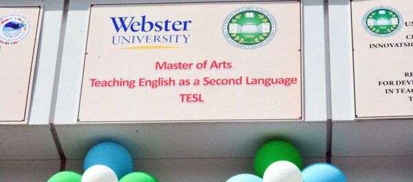 В Узбекистане открылась магистратура Вебстерского университета (США) - Sputnik Узбекистан