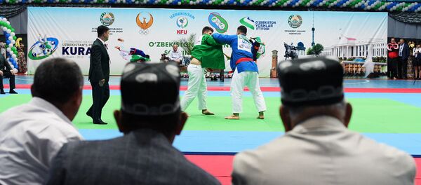 Международный турнир по курашу в Ташкенте - Sputnik Узбекистан