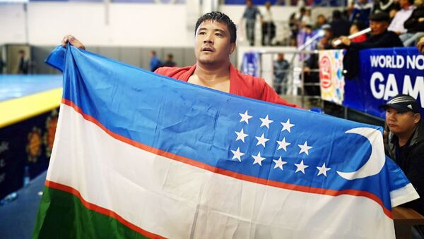 Бекзод Каримов стал победителем в турнире по самбо на Всемирных играх кочевников - Sputnik Узбекистан