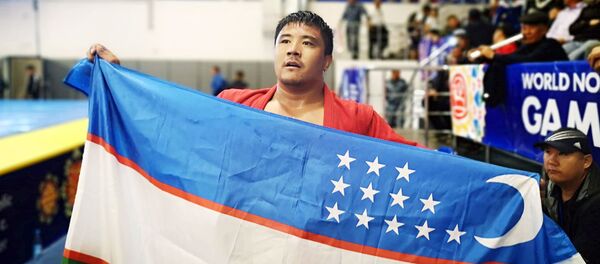 Бекзод Каримов стал победителем в турнире по самбо на Всемирных играх кочевников Бекзод Каримов стал победителем в турнире по самбо на Всемирных играх кочевников - Sputnik Узбекистан