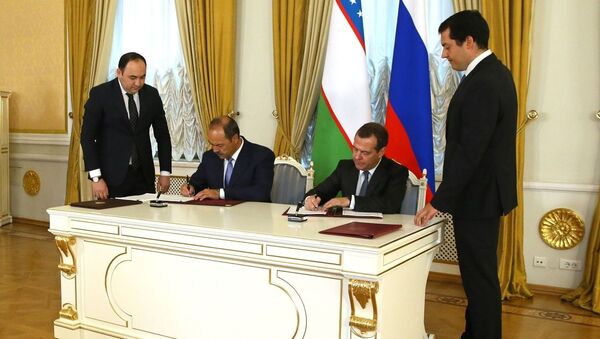 Premyer-ministr Uzbekistana Abdulla Aripov i glava pravitelstva RF Dmitriy Medvedev - Sputnik O‘zbekiston