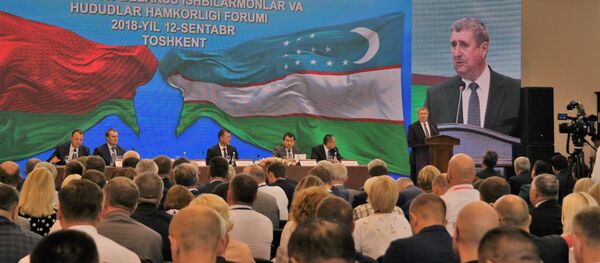 Межрегиональный узбекско-белорусский бизнес-форум в Ташкенте Межрегиональный узбекско-белорусский бизнес-форум в Ташкенте - Sputnik Ўзбекистон