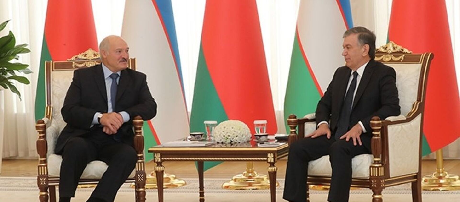 Vstrecha prezidenta Uzbekistana s prezidentom Belarusi v rezidensii Kuksaroy - Sputnik O‘zbekiston, 1920, 13.09.2018