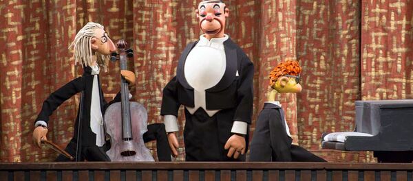 Декорации спектакля Необыкновенный концерт театра кукол С.В. Образцова Декорации спектакля Необыкновенный концерт театра кукол С.В. Образцова - Sputnik Узбекистан