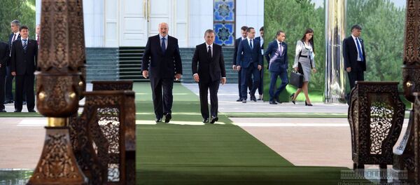 Визит президента Беларуси Александра Лукашенко в Узбекистан Визит президента Беларуси Александра Лукашенко в Узбекистан - Sputnik Узбекистан