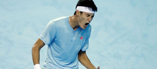 Узбекский теннисист Джурабек Каримов - Sputnik Узбекистан