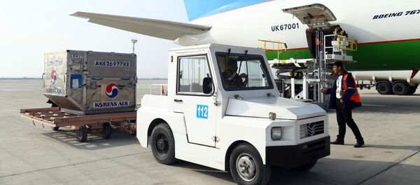 Разгрузка самолета - Sputnik Узбекистан